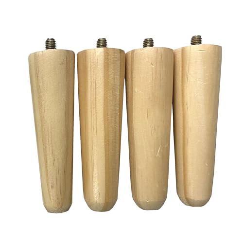 With アウトレット軽量 無垢材のテーブル脚 テーブル脚 テーブル脚 4本 DIY テーブル脚 座卓用 無垢材家具足 テーブル脚 4ピース ウィズソファ 3.5×3.5×11.5cm ta3511