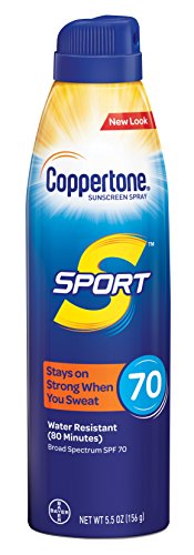 Coppertone Continuous Spf#70 Spray Sport 5.5 Ounce (162Ml) (2 Pack) #TOP4