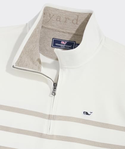 vineyard vines Men's Breton Stripe Saltwater Quarter-Zip3