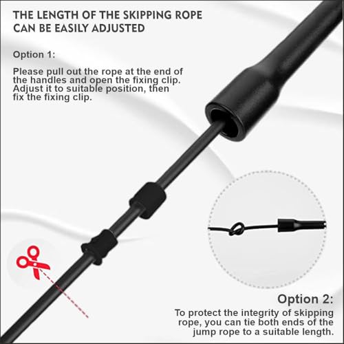 Image of Hand Grip Strengthener & Adjustable Skipping Rope Set - Wrist Exerciser with Speed Jump Rope for Home & Gym Workout