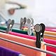 Lengenstein® 60 Wäscheklammern in 3 Farben weiß schwarz grau Premium Clothes Pegs Clothespin Wäscheklammer aus Kunststoff mit Soft Grip, angenehmer Griff und Starke Feder