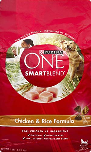 Purina One Dry Dog Food Chicken and Rice Formula, 4 lb