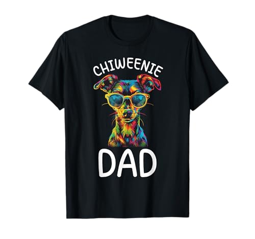Chiweenie Lovers Design Chiweenie Dad para hombre Camiseta