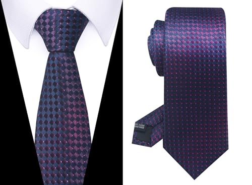 Image of Passabin Tie For Men Necktie Woven Jacquard Neck Ties Set 6 PCS