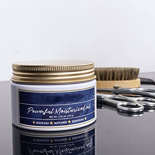 Cera de Cabelo de Fixação Forte, Melhora o Frizz do Cabelo Seguro para Uso úmido e Seco 3,5 Oz Argil