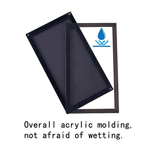 Coosei Magnetic Palette For Eyeshadow, Empty Acrylic Strong Protecting Waterproof Makeup Palette For Bathroom & Damp Scenes, Single Layer Portable Eyeshadow Palette With Magnetic Clear Window #TOP2