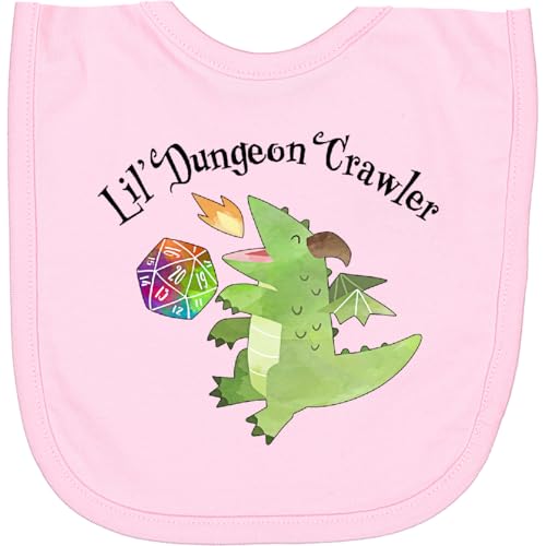 inktastic Lil' Dungeon Crawler- Cute Dragon Newborn Bib - Main Image