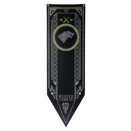 trono spade stark - Banner della casa game thrones Stark