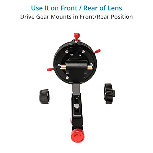 Filmcity Professional Follow Focus For 15Mm Rod Support, Dslr Camera & Shoulder Rig. With A/B Hard Stops, Flexible Gear Belt & Speed Crank. Precise Focus Adjustments, Adapts Small To Wider Lens (Hs-2) #TOP5