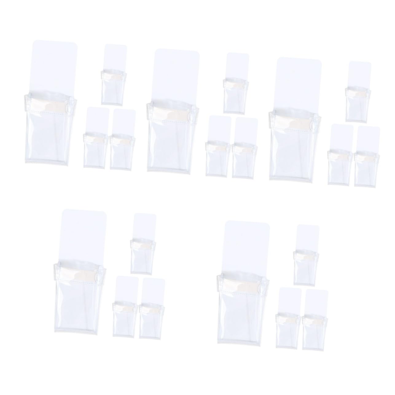 TEHAUX 5 Set Possessori Di Penna Borsa Magnetica Portapenne Per Lavagna Marcatore Materiale Scolastico Titolari Porta Di Penna Multifunzionale Magnetico Morbido 4 Pezzi*5
