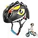 Surmounty Kinderfahrradhelm, Jungen- und Mädchenfahrradhelm mit süßem 3D-Cartoon-Design, Verstellbarer Kinderhelm für Kinder im Alter von 3-8 Jahren (Schwarz)