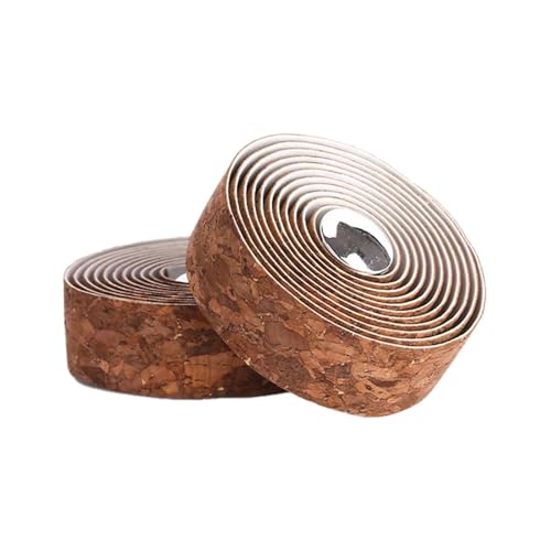 Bande de guidon vélo EVA amortissant les vibrations de la route texture anti-choc grain de bois