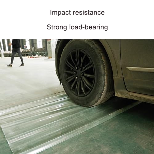 KDDEON Clear Roofing Panel,2mm Corrugated Roofing Sheets,3/4/5/7/11/13/16 Pcs,Insulating Roofing Cladding Panel,Sun Roofing Tiles Fiberglass Daylighting Panels,Rainproof Carport (35x35in,3 pcs)