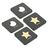 Beaupretty 4個你 面折り み 妆镜 コンパクト ポータブルミラー 旅 や での に