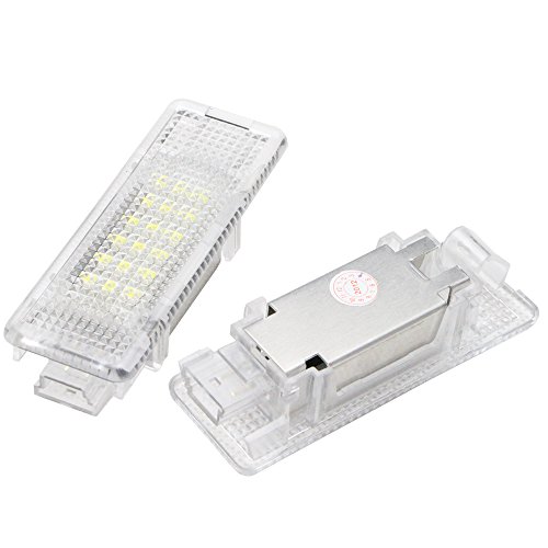 Nslumo 7000K Xenon White Led Courtesy Door Light For Bw E53 X5 E39 E52 Z8 Error Free Led Car Door Welcome Light Footwell Step Lamps Replacement #TOP4