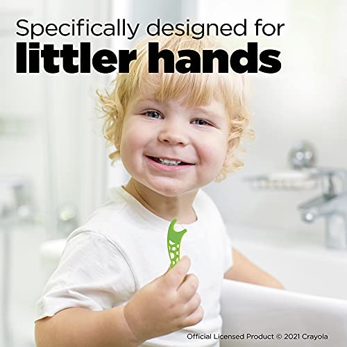 Gum - 70070942306514 Crayola Kids? Flossers, Grape, Fluoride Coated, Easy Grip Handle, Ages 3+, 75 Count, (Pack Of 6) #TOP4