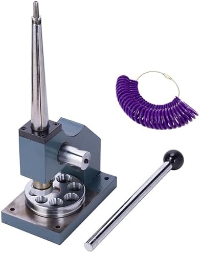 Adjustable Ring Stretcher & Reducer Tool – Premium Jewelry Sizing Solution for Plain Bands, Easy Jewelry Making & Repair Tool, Ideal for DIY Enthusiasts with Weighted Base