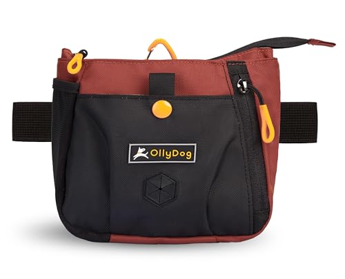 OllyDog Bolsa Backcountry Day, pochete, bolsa de petiscos para cães, mãos livres para treinamento, b