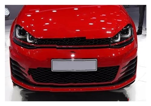 Kit corps diffuseur pare-chocs avant Golf MK7 protection carbone 3 pièces
