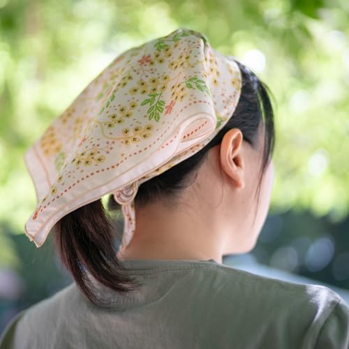 Image of WHTE MOSS Bandana - 100% Cotton Extra Soft Scarf Handkerchief for Men & Women