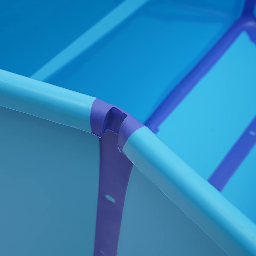 Bañera Plegable Grande. Bañera Adulto Portatil O Bañera Plegable Bebé, Niños, Gemelos Y Adultos Pequeños, Color Azul. Bañera Portatil Para Exterior O Hielo O Ducha.