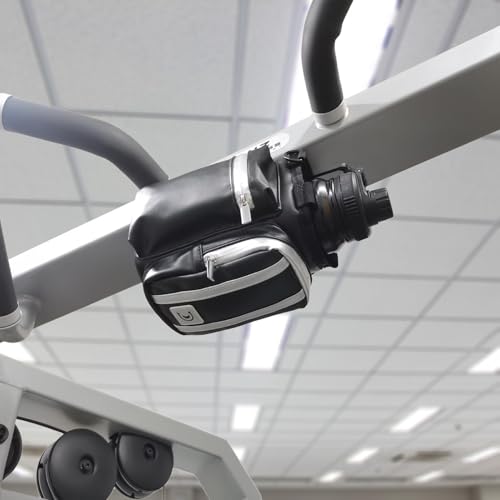 Magnetic Gym Bag for Men and Women | Magnetic Water Bottle Bag | Water Bottle Holder for Gym | with Phone Pocket Shoulder Strap and Detachable Handle3