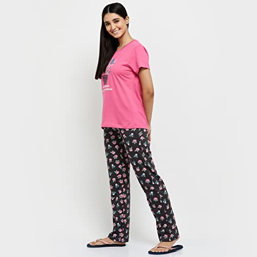 Image of Max Cotton Women Night Suit Pajama Set