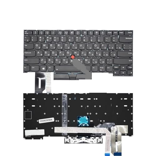 Clavier russe pour ThinkPad T14S rétroéclairé : résout les problèmes de frappe