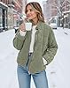 SAUKOLE Womens Winter Dolman Long Sleeve Full-Zip ... #1