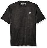 Ariat Men's Charger Basic Tee Shirt, Black, X-Large