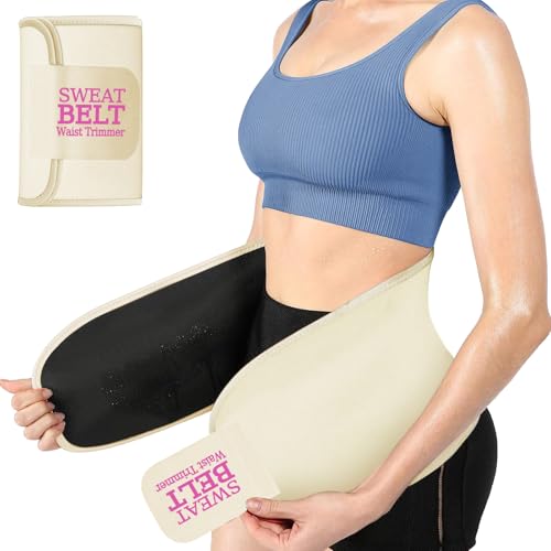 Image of ZPP Waist Trainer for Women and Men, Neoprene Sweat Band Waist Trimmer Belt Slimming Stomach Wrap for Workout