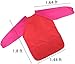Amaza 4Pcs Delantal Infantil Pintura para 2-8 Años (Amarillo & Rosa &...