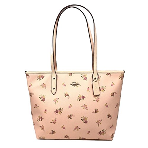 Coach Bag Flowers. Coach Gallery Zip Tote Handbag Shopper Bag 91147