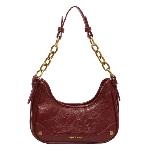 Hobo Bags for Women Shoulder Clutch Bags Vintage Slouchy Shoulder Bag Leather Purse Armpit Tote