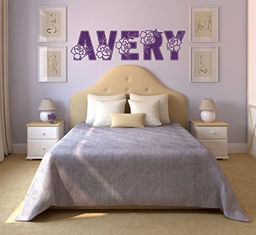 Vinilo Decorativo Rosas Personalizado para Pared miniatura 3