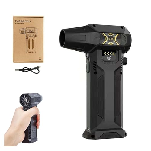 Ac-27 Air Duster 2025 Upgraded Ac-27 Turbo Fan with Led Light 130000rpm Electric Air Duster Rechargeable Cordless High-Speed Ac-27 Duster 120w High Power Air Duster for Computer Outdoor