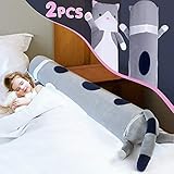 Ideal para camas de cualquier tamaño: el tamaño de la barra de cama es de 48 x 8 x 6 cm con una correa de 100 cm de largo que mantiene su posición, se ajusta a niños pequeños, dobles, matrimoniales o cama de matrimonio. Ayuda a tu bebé a pasar de una cuna a una cama grande.