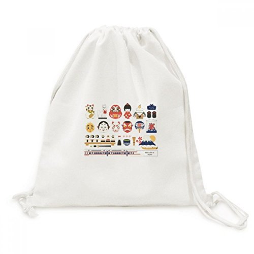Sac à dos cordon toile japonais voyage léger pour homme et femme