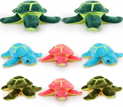 10 Inch Turtle Amazon.com: Jenaai 8 Pcs Sea Turtle Stuffed Animals 10 Inch Big Soft ...