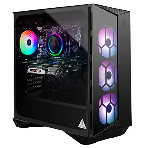 MSI Aegis R (Tower) Gaming Desktop, Intel Core i7-10700F, GeForce RTX 3060, 16GB Memory, 1TB SSD, WiFi 6, USB Type-C, VR-Ready, Windows 10 Home Adv. (10TC-087US)