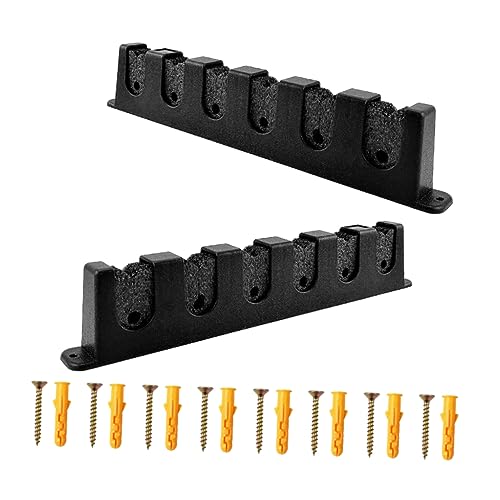 Mipcase Fishing Rod Mount Fish Rod Holders for Garage Organized Storage Bracket Interlocking Design