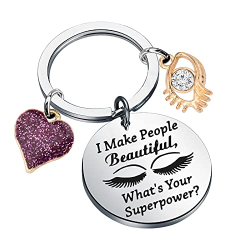 Image of WSNANG Lashes Artist Jewelry Eyelashes Artist Gift I Make People Beautiful What's Your Superpower Bracelet