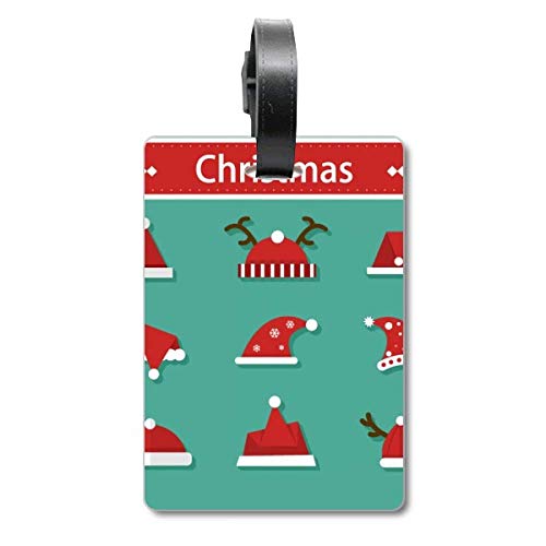 Étiquette d'identification colorée Merry Christmas pour sac de voyage et décoration