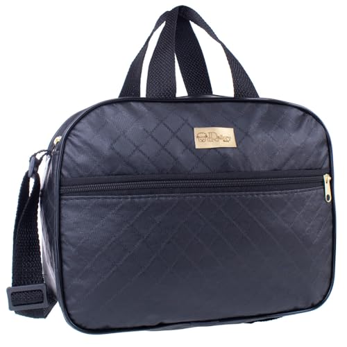 Bolsa Maternidade Bebê Pequena Para Passeio Luxo (Preto)