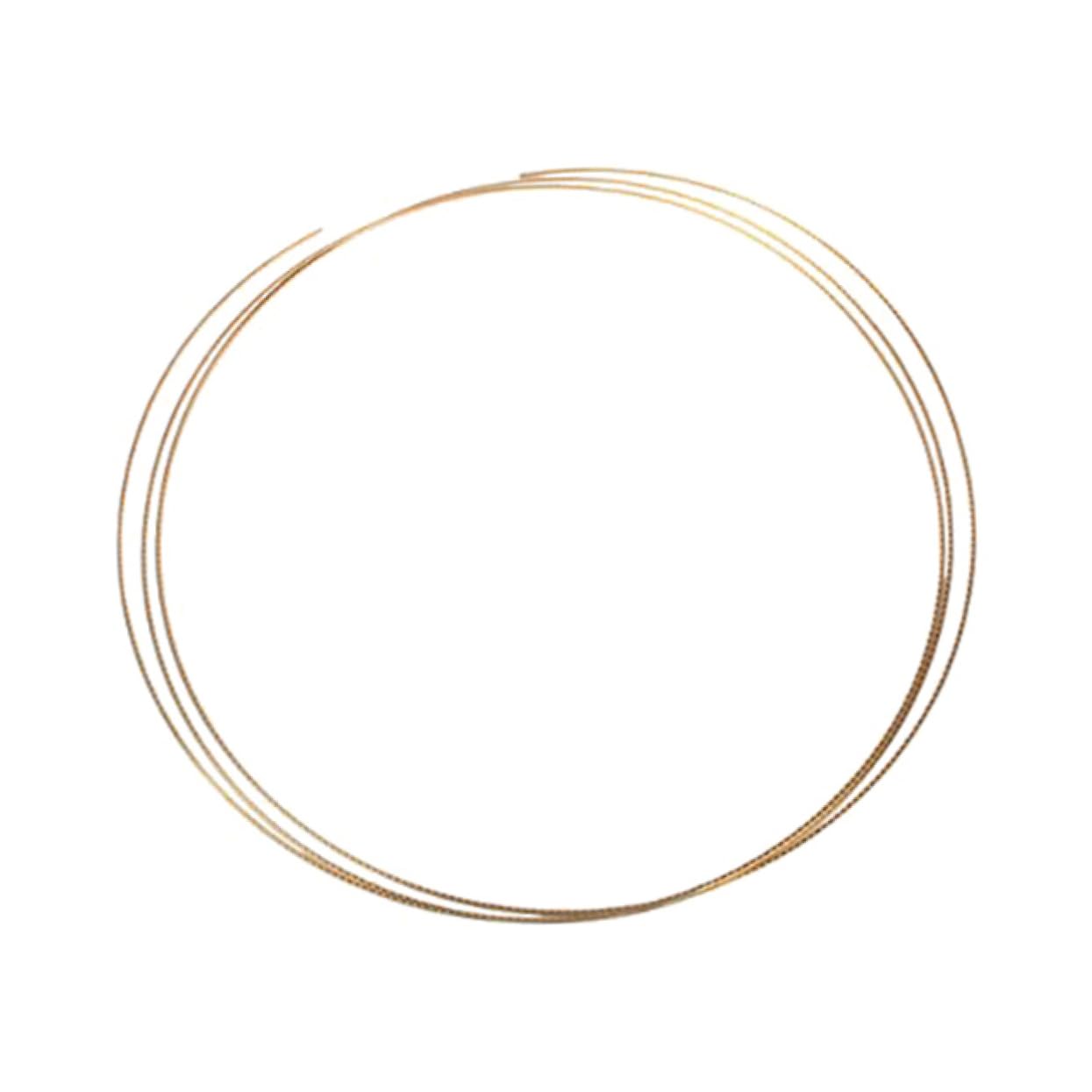 ifundom 8ft 1.5mm Guitar Fretwire Brass Golden 2.43m Length for Mandolin Banjo Box Guitar