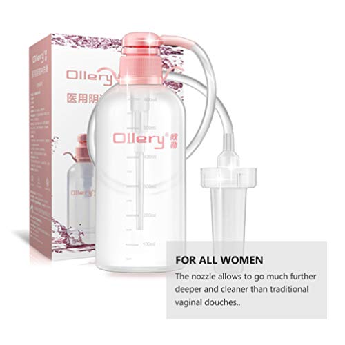 ARTIBETTER Garrafa de Aplicador de Ducha Enema Aplicador Anal de Ducha Vaginal para Mulheres Homens