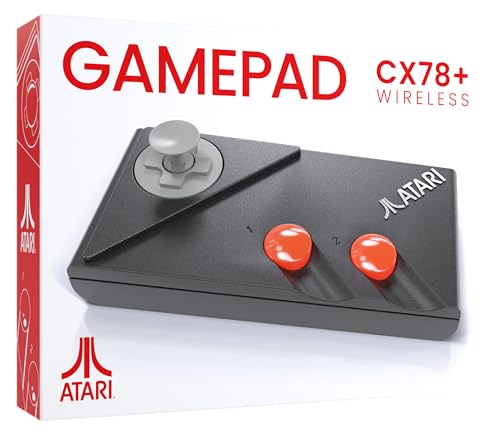 Controller Gamepad wireless CX78+: compatibile con i sistemi di videogiochi Atari 2600+, 2600 e 7800.