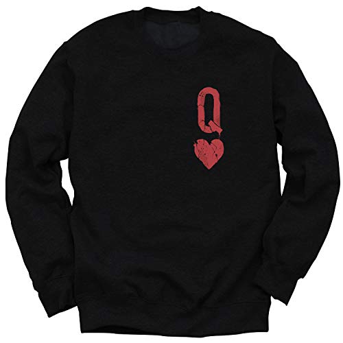 Queen of Hearts, Queen of Hearts Sweatshirt, Women Sweatshirts, Red Queen, Alice in Wonderland Sweatshirt, Matt Hatter Sweatshirt