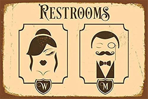 RXsXianR Plaque en métal vintage Cover