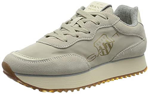 GANT FOOTWEAR Damen Bevinda Sneaker, lt beige/Cream, 36 EU
